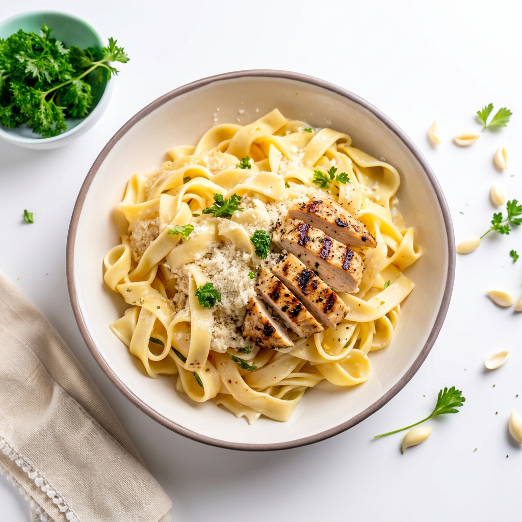 Fettuccine De Pollo