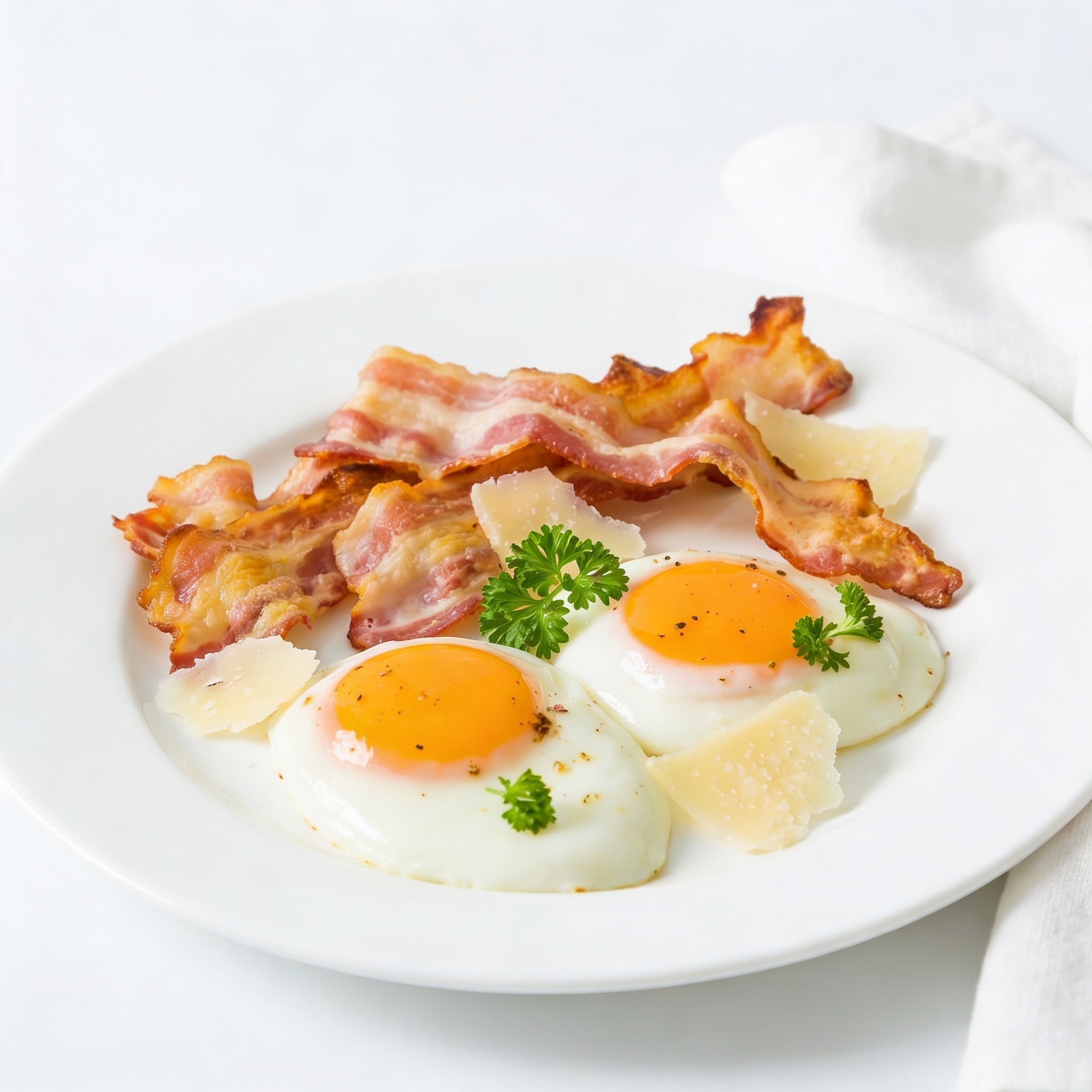 Tocino, Huevo Y Queso