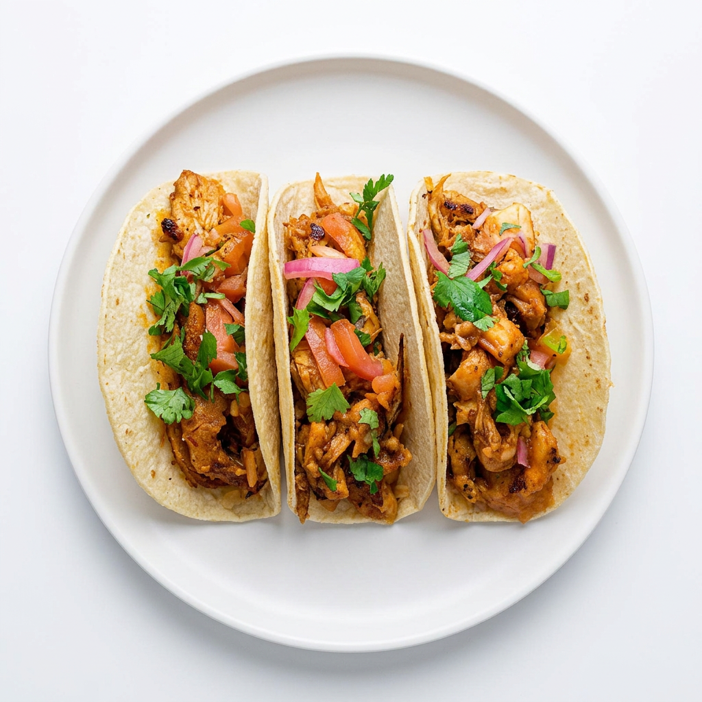 Tacos (Pollo, Res o Pernil)